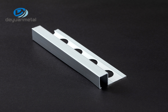 6063 Aluminium Edge Trim Profiles T5 Untuk Perlindungan Dinding Disetujui CQM
