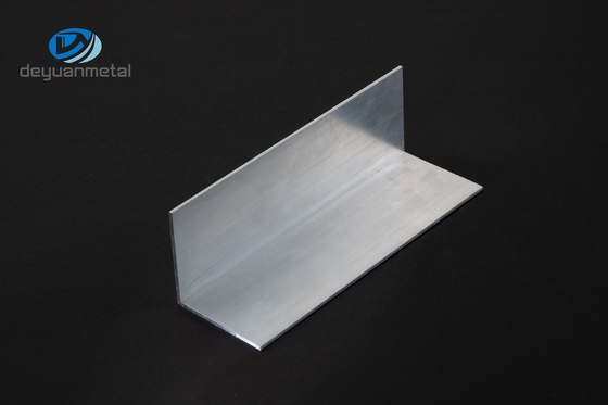 Mill Finish Aluminium Angle Profiles Ekstrusi Ketebalan 1.5mm SGS Disetujui