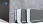 6063 Aluminium Skirting Board T6 Temper Polishing OEM Tersedia Untuk Dapur